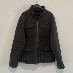 Lululemon Dark Grey Men Jacket with Pockets Size L